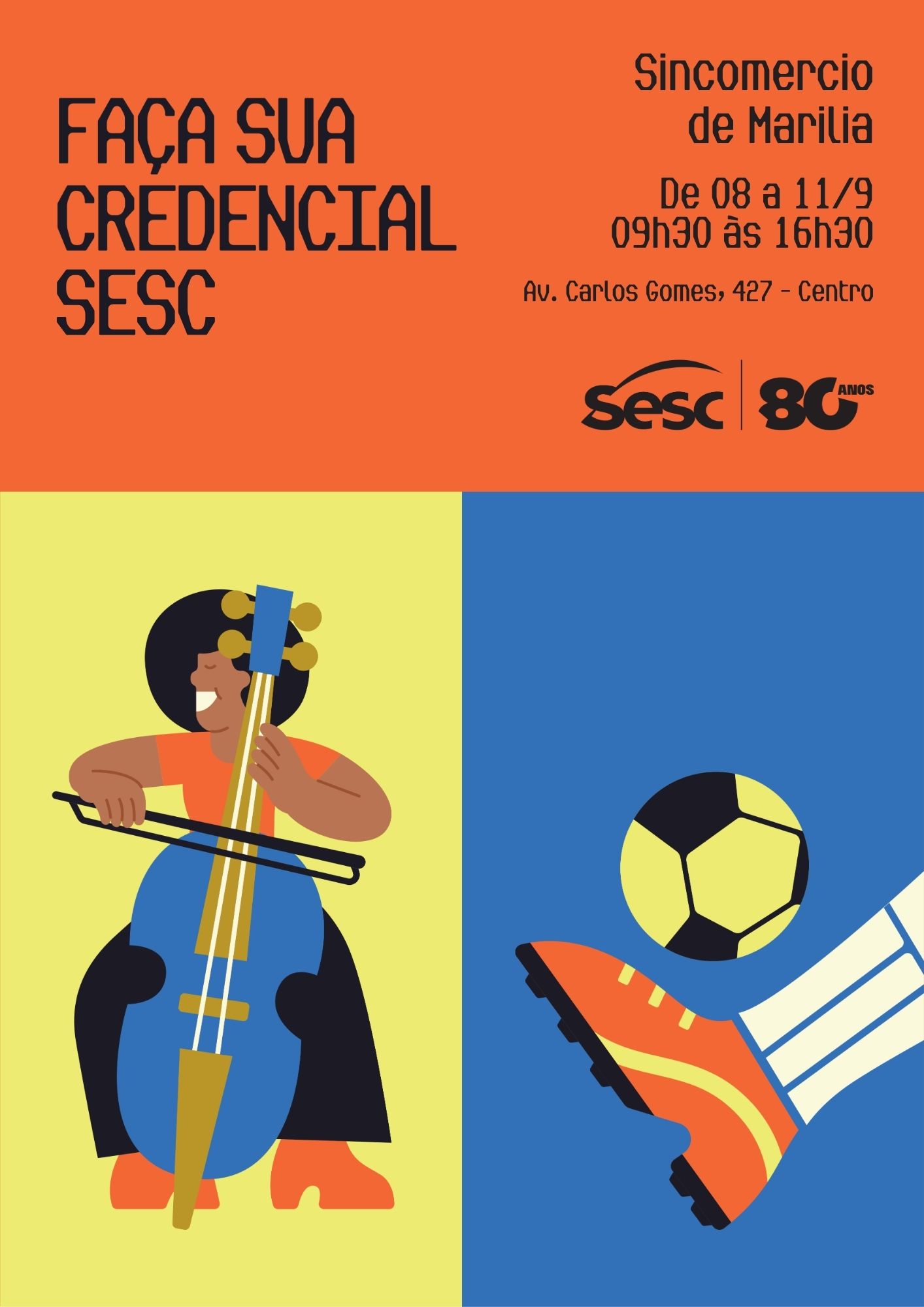 Faça sua credencial Sesc Gratuita