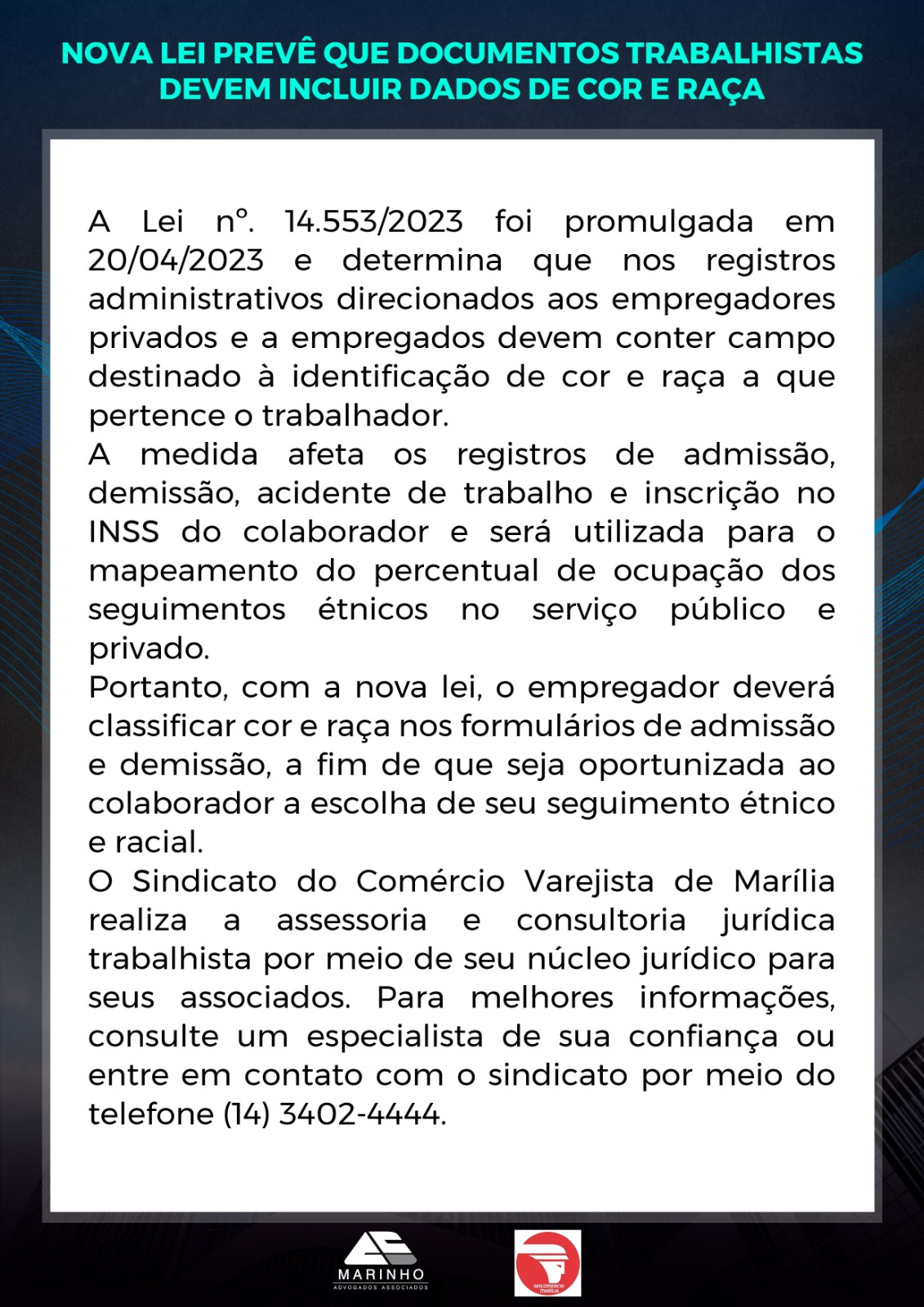 informativo-sincomercio-doc-trabalhistas-cor-e-raca